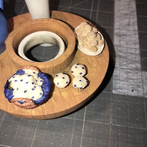 Candle Capper Sweet Treats Stay On Topper Kitchen Milk Blueberry Muffin - Picture 3 of 6